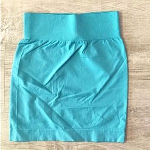 Cute body con aqua skirt